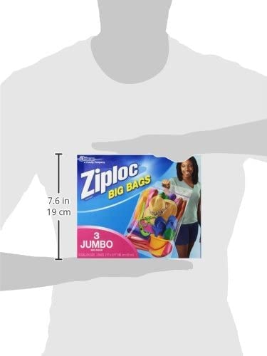 Ziploc Big Bags, XXL Double Zipper Bag, 3 CT (Pack of 2) - Thumbnail 7
