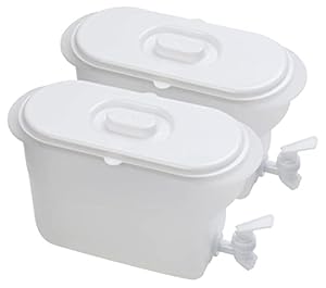 Rosenstein & Söhne 2er Getränkespender mit Zapfhahn