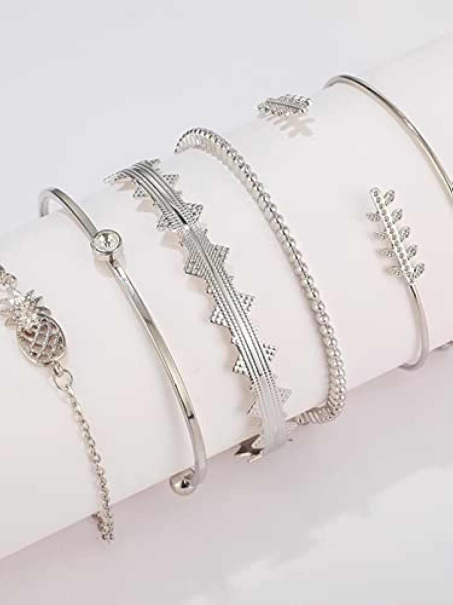 Sober Layered Oxidised Bracelet for Women