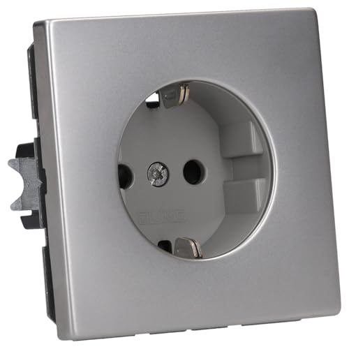 Prise 2P+T Jung acier inoxydable ES1520KI contre les rayures