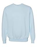 Comfort Colors Garment-Dyed Sweatshirt, Chambray, Large