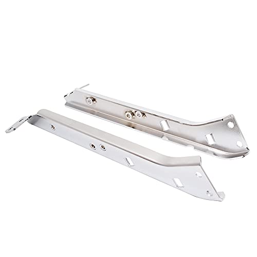 HIYOYO Chrome Saddlebag Rail Support Bracket Left & Right Side Fit for Harley Touring FLT FLHT FLHR FLTR FLHX 1985-2008 by HIYOYO - Image 7