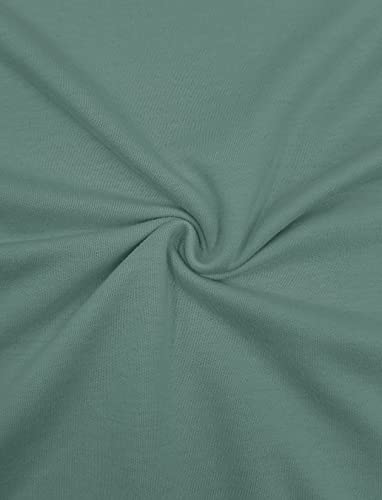 Orchidays Women's Mock Turtleneck Long Sleeves Sweatshirts Casual Basic Lightweight Top Loose Fit Rib Pocketed Pullover (Mint,Medium,Us,Alpha,Adult,Female,Medium,Regular,Regular) #TOP4