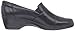 Clarks Women's May Marigold Slip-On Loafer, Black Leather, 7.5 M US