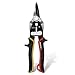 ARROW 8-inch Aviation Tin Snips for Sheet Metal, CR-V Steel for Thin Metal Cutting, High Leverage Labor-saving Design, Straight Cut
