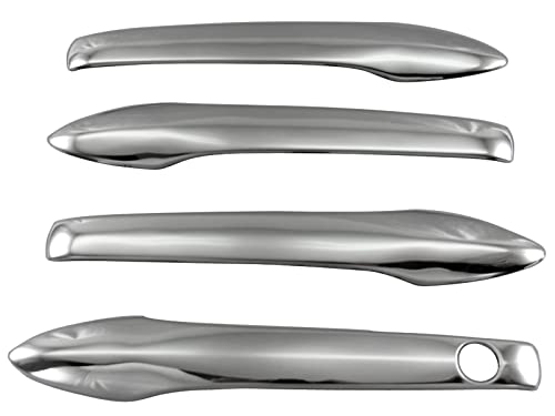 BRIGHTZ アクア 10 11 15 16 超鏡面ステンレスメッキドアハンドルカバーノブ 4PC ハーフタイプ 【 PRIUS50−NOBU−HS−A3B0C0D1 】 MXPK10 MXPK11 MXPK15 MXPK16