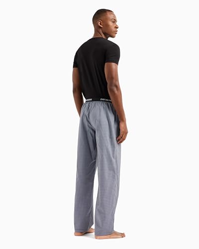 Emporio Armani Men's Yard Dyed Woven Cotton Pajama Pants3