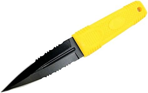 7.75" Zomb-War Yellow Boot Hunting Knife with Sheath