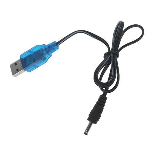 Cable de carga USB de 3,7 V de 2,5 mm/3,5 mm para helicóptero R/C, accesorio cuadricóptero