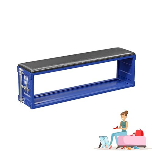 Storage Bench Shoe Rack for Entryway Shoe Organizer Bench Ottoman with Storage for Front Door Entrance Shoe Cabinet Bedroom End of Bed Bench with Padded Seat Industrial Style for Hallway Living Room