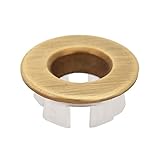 [Diseño de hebilla resistente] Los pies de la hebilla de esta cubierta de anillo de desbordamiento del fregadero están hechos de ABS. Tiene buena flexibilidad, antienvejecimiento, más estable y no se cae fácilmente después de la instalación.
