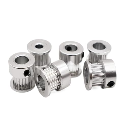 Polea dentada GT2 de 24T para reparar holguras en ejes de impresora 3D