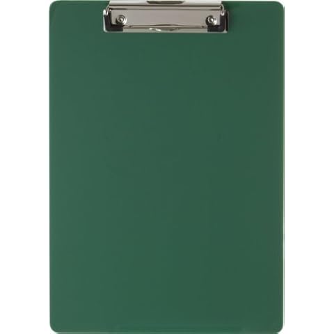 Officemate OIC Recycled Plastic Clipboard, Letter Size, Green (83063) Cover