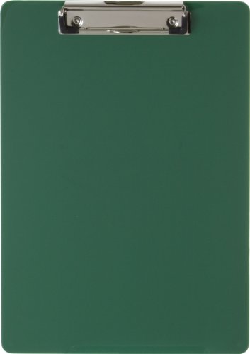 Officemate OIC Recycled Plastic Clipboard, Letter Size, Green (83063)