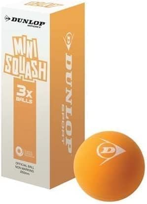 Dunlop Mini Squash Balls-Orange by Dunlop