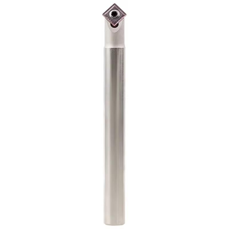 45 Degree Fixed Point Chamfering Machine Tool White Holder CNC Lathe Cutter Suitable for SPMX Carbide Blade Turning Tool No Insert,LF16D-16d-120L-1T