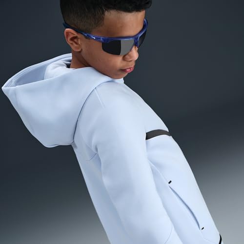 Nike Sportswear Tech Fleece Big Kids' Full-Zip Hoodie (Ghost/Black/Black)4