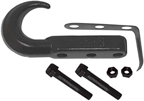 Rugged Ridge | Tow Hook, Front, Black | 11236.02 | Fits 1942-2002 Jeep CJ & Wrangler YJ/TJ