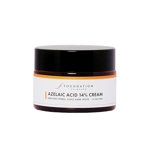 Foundation Skincare Azelaic Acid 14% Cream - Helps Calm Acne & Rosacea, Reduces Inflammation & Minimizes Pores - 1 Fl Oz