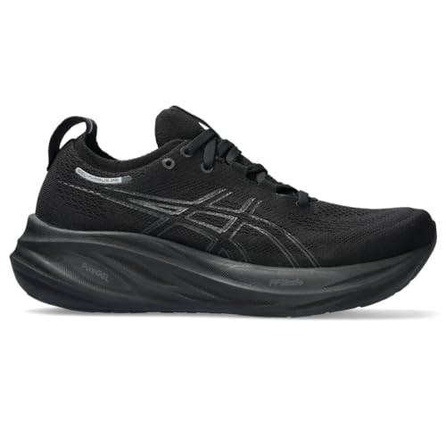 ASICS Herren Gel-Nimbus 26 Sneaker, Schwarz, 44.5 EU