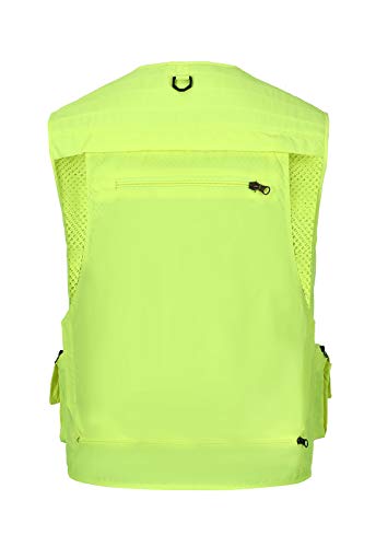 Image of Hbufnha Outdoor Fishing Hunting Vest Multi Pockets Work Cargo Jacket