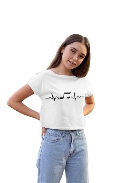 Buy Prince Store Crop T-Shirts |White 