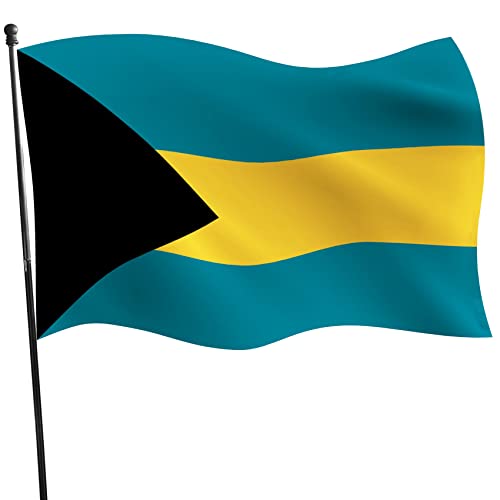 YongFoto Bandeira das Bahamas Bandeira das Bahamas 1,2 x 1,8 m Banner para celebrações ao ar livre,