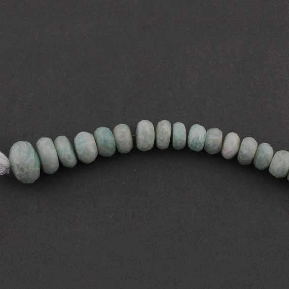 Rondelles en amazonite naturelle 10-16mm pour atelier bijoux bohèmes et DIY estival