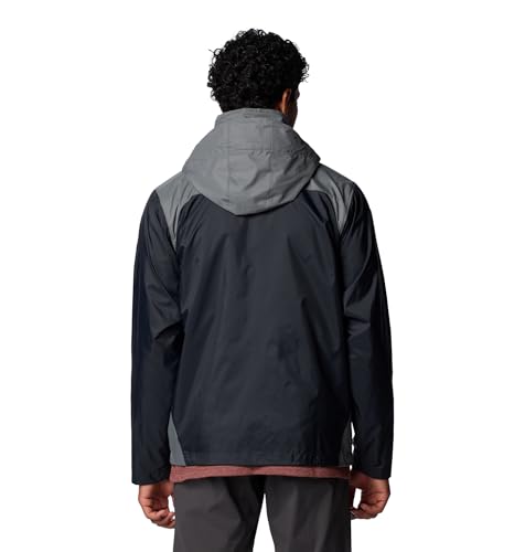 Columbia Men's Glennaker Lake II Rain Jacket, Black/City Grey, 6X by Columbia - Image 2