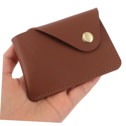 Toyvian Vintage PU Leather Card Wallet Coin Pouch for Credit Id Cards Lightweight Change Holder for Everyday Use Durable Stylish Easy to Carry for Pocket Handbag4