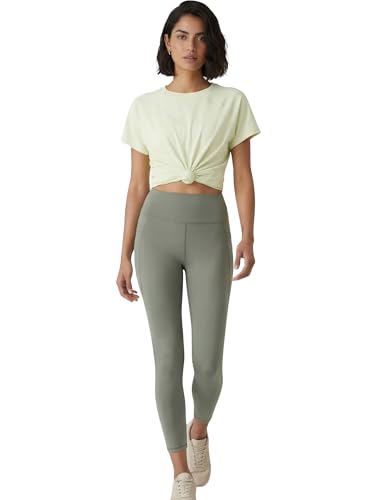 Image of Enamor High Rise 7 /8th Length Adjustable Drawstring Workout Leggings for Women - Hugged Fit, Quick Dry, Antimicrobial - A605