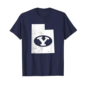 BYU Cougars State Shape T-Shirt