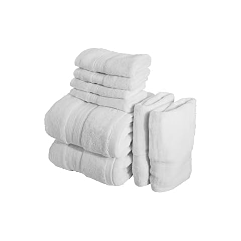 Bennett & Shea Home 8-Piece Luxury Bath Towel Set Cover