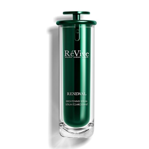 RéVive Renewal Brightening Serum, Vitamin C Face Serum for Dull Skin, Dark Spots & Uneven Tone, Hydrating, with RV Renewal Peptide, Vitamin C² Complex, Niacinamide, 30 ml / 1 oz