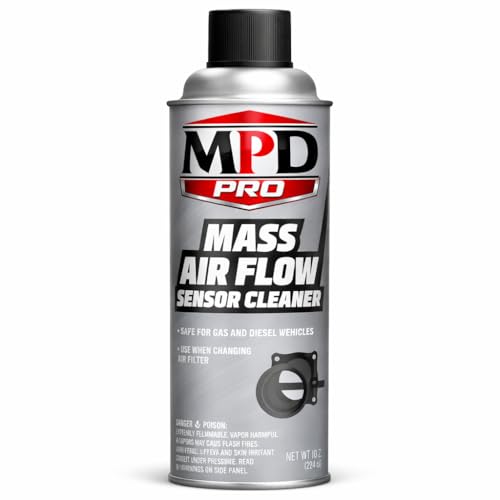 MPD PRO Mass Air Flow Sensor Cleaner Spray Professional Formula for Delicate MAF Sensors | Safely Cleans without Residue | Boosts Engine Performance Fuel Efficiency & Throttle Response (Pack-1)