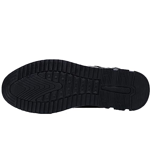 Men's Lace-up Dress Shoes,Casual Business Oxford Derby Work Flats,Comfortable Walking Orthopedic Leather Shoes3