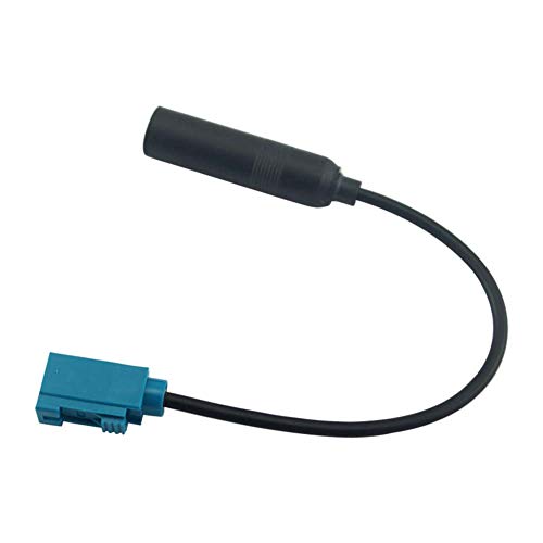 Tbest Adaptador de Antena Aérea para Automóvil Hembra a Radio DIN para Automóvil Compatible con Vehículos - Conector de Enchufe de Antena Premium para una Recepción de Radio Mejorada (Como se muestra)