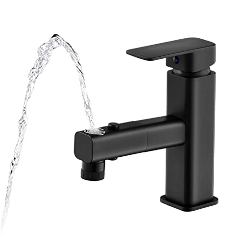 Mitigeur de salle de bains noir mat en laiton noble signé MOCHAMIK