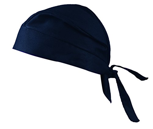 Chapeau cravate Occunomix bleu pour se protéger de la chaleur sous un casque