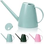 Bamworld Watering Can for Indoor Plants Long Spout Watering Cans for Garden Plants Indoor Outdoor Small Water Can for House Flower 1.8L 60oz 1/2 Gallon(Green)