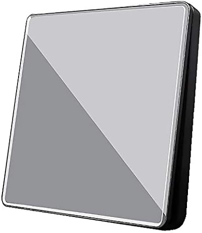 1/2/3/4 gang 2 way Grey Acrylic glass On/Off Switch 16A Large panel Standard Rocker Light Switch (3 gang 2 way)