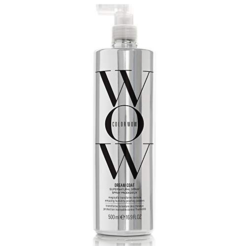 Color Wow Dream Coat Anti Frizz Spray für superglattes Haar Hitzeschutz für Haare hält bis zu 3 Haarwäschen Glanzspray für geschmeidige Haare 500ml