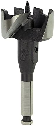 Greycore Tools Self-Feed Drill Bit – Single-Cutter Self Feed Drill 2-1/8 Inch – Professional Boring Drill Bits for Woodworking – Aggressive Feed Screw Thread for Fast and Smooth Drilling