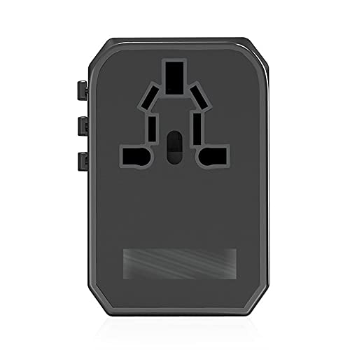 Adaptador de corriente universal mundial 4 5W PD Adaptador de viaje universal con Tipo C PD45W QC3 4 Cargador de pared para Tablet PC Cargador portátil USB C Enchufe de viaje con adaptador de corrient