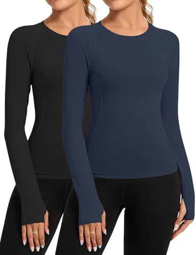 Rapbin Sportshirt Damen Kurzarm Funktionsshirt T Shirt Damen Gym Yoga | Atmungsaktiv und schnelltrocknend, Stretch Slim Fit, Rundhals Kurzarm, für Gym, Yoga, Running und Workout