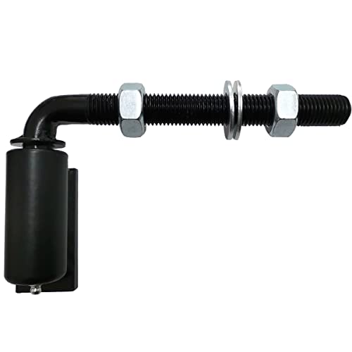 Supreform Universal Heavy Duty 5/8" J-Bolt Gate Hinge Steel Pivot Hinge Welded Hinge For Welding On Larger Iron Or Steel Gates, Adjustable 5" Long Bolts Ball Bearing (Sold As Pair) #TOP1
