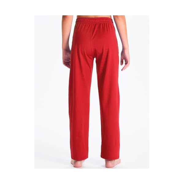 DEVOROPA Youth Boys' Fleece Lined Sweatpants Open Bottom Water Resistant Winter Thermal Track Athletic Pants Zipper Pockets - Image 4