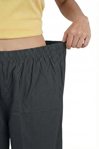 Image of Plaazo Women's Cotton Palazzo | Wide Leg Palazzo for Women | Soft Breathable High Waist Bottom Wear | Comfortable Casual, Office, Travel for Women
