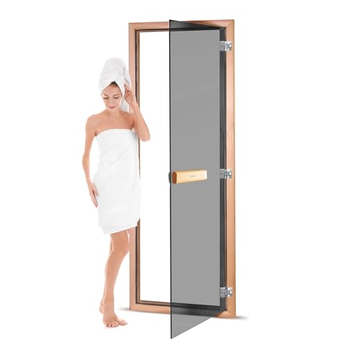 Suleno® Hochwertige Saunatür mit Zarge