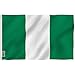 Anley Fly Breeze 3x5 Foot Nigeria Flag - Vivid Color and UV Fade Resistant - Canvas Header and Double Stitched - Nigerian National Flags Polyester with Brass Grommets 3 X 5 Ft